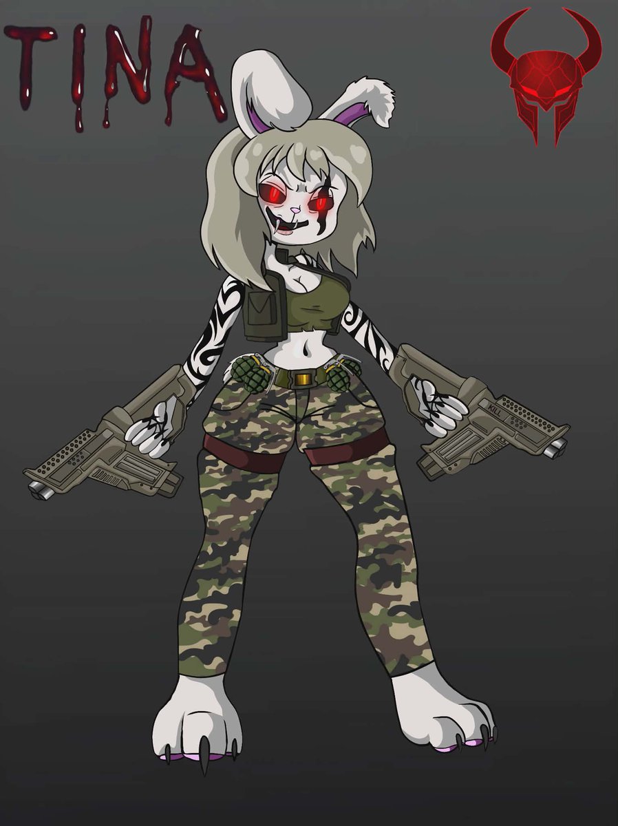 Gina Bunzara 💀🔥
I wanted to return to an old character I drew two years ago ,I used to know her as Tina, but I decided to call her Gina. Well, I hope you enjoy the new version of the character and those lethal weapons. 
#Angorwatch #Gina #Oc
(New             vs           Old)