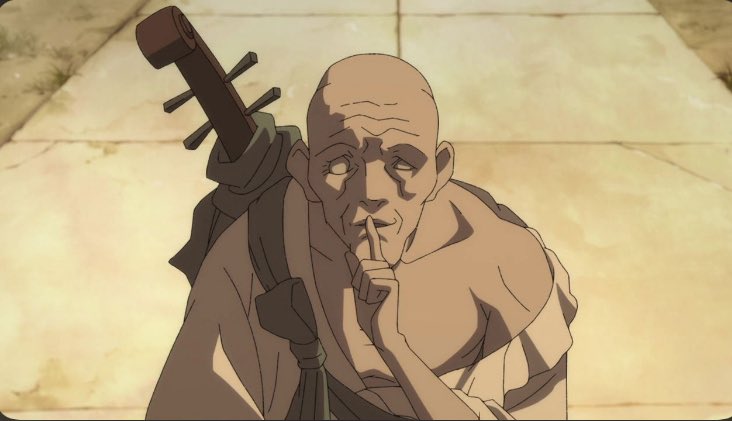 Which show is this old pops from?
Blind but skilled