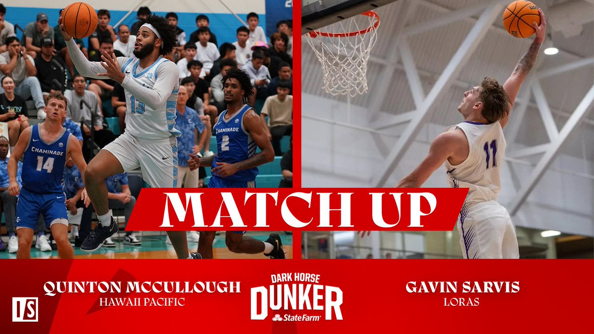 Matchup #2

<a href="/QuintonMcCullo6/">Quinton McCullough</a> from <a href="/HPU_MBB/">Hawaii Pacific Men’s Basketball</a> 
🆚
<a href="/GavinSarvis/">Gavin Sarvis</a> from <a href="/DuhawkMBB/">Loras Men’s Basketball</a> 

Vote for your favorite ⏬