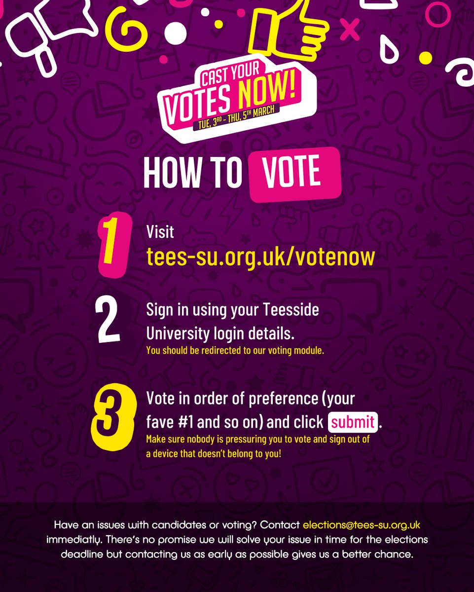 Teesside University Students’ Union (TUSU) tweet media