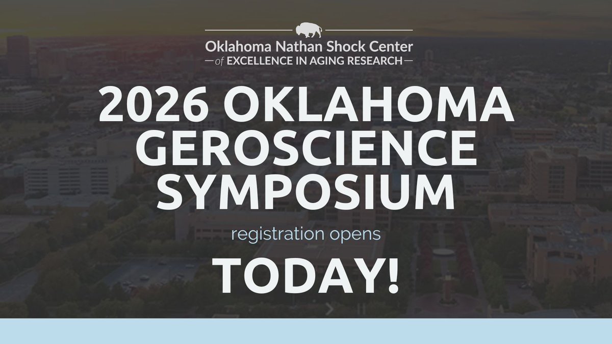 Oklahoma Nathan Shock Center tweet media