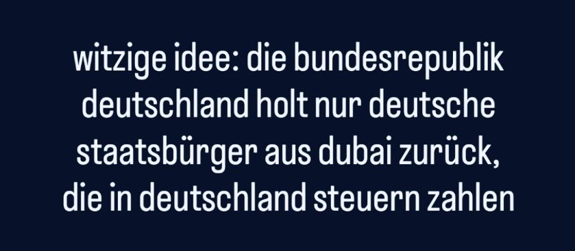 dokhollidays's tweet photo. Props an den immer scharfzüngigen
Jan Böhmermann!
👍🤝

@zdfmagazin 
#Boehmermann 
#Dubai https://t.co/MdX8vAsl7K