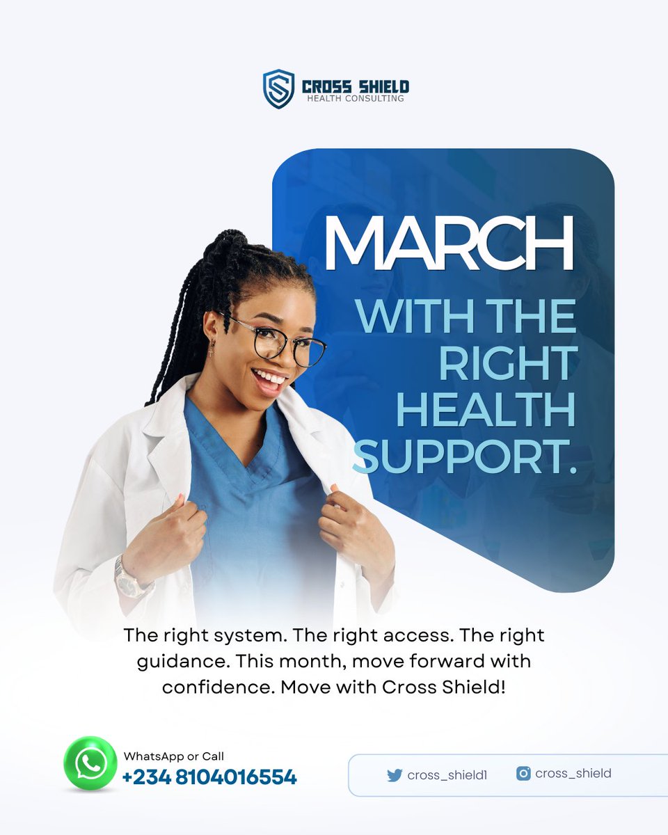 At Cross Shield, every new month is a renewed commitment to what matters most;  health, reliability, and lives protected😊

This month, we move with:
 ✔️ Precision in every order
✔️ Quality in every product
✔️ Speed in every delivery
✔️ Care in every partnership

#Crossshield