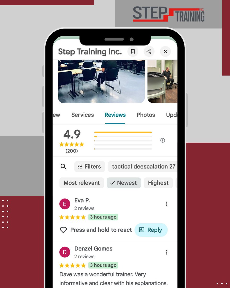 Step Training Inc. tweet media