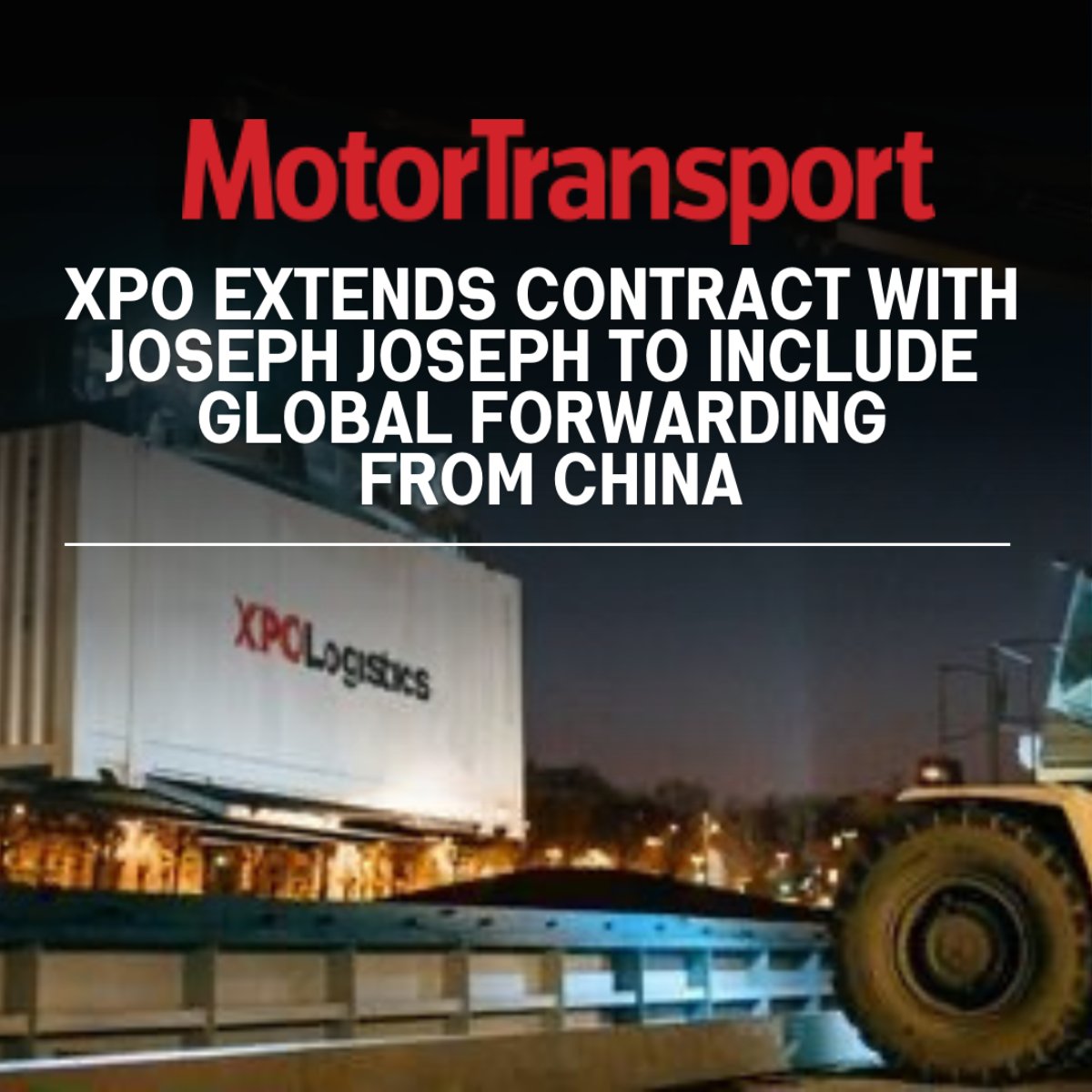 Motor_Transport's tweet photo. XPO Logistics has extended its contract with Joseph Joseph to oversee the kitchenware product supplier’s global forwarding from China to XPO’s warehouse in Rugby, Warwickshire. FULL STORY: https://t.co/r8F9PyYyTN 

#MotorTransport https://t.co/ET40LxcJJh