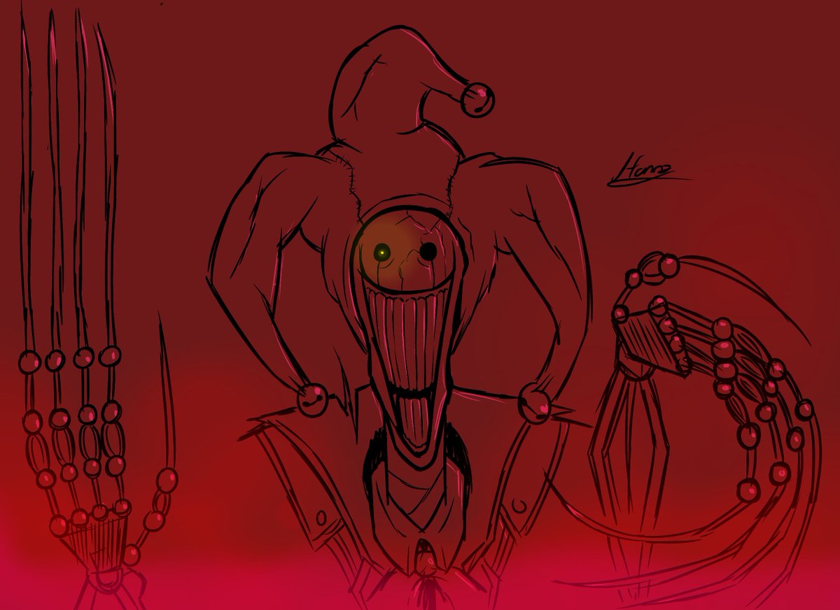 HanzRebooted's tweet photo. If the prototype's red gas had effect towards the player I'd imagine him looking like this #PoppyPlaytimeChapter5 #ThePrototype https://t.co/xcJlX5Pptl