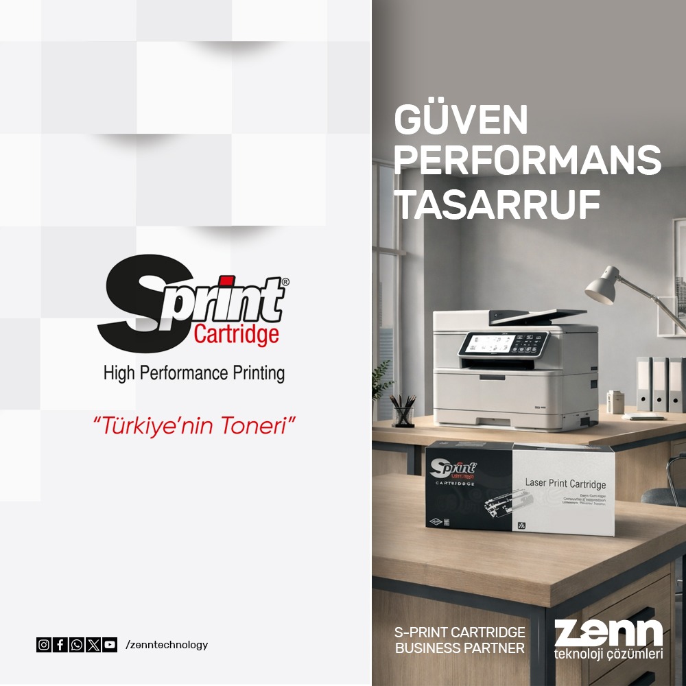 zenntechnology's tweet photo. S-Print toner ve sarf malzemeleri sizlere 28 yıldır Güven, Performans ve Tasarruf sağlıyor.

Yazıcınız ve baskılarınız her zaman emin ellerde 🙏 https://t.co/3dlIuECGYG