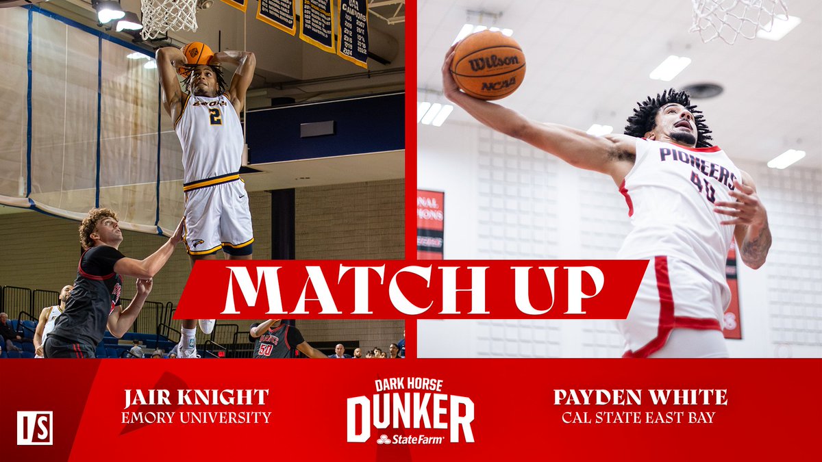 CollegeSLAM's tweet photo. Matchup #5

@jair_knight from @EmoryBasketball
🆚
@payden40  from @eastbaymbb 

Vote for your favorite⏬ https://t.co/FKFDDTpWgO