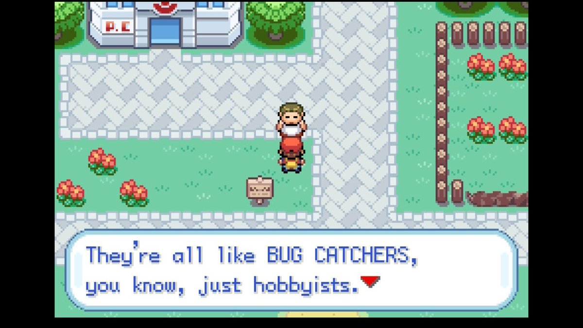 FRLG has an in-universe explanation why all the pokemon trainers between viridian city and pewter city are low level/beginner friendly and it’s because they’re all posers