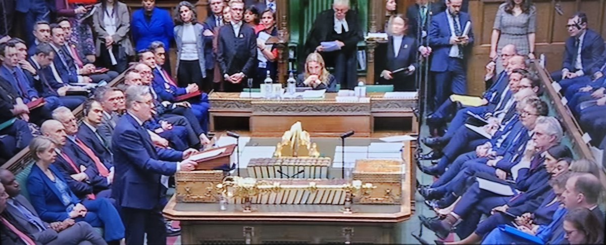 The Prime Minister mentions international law.
Tory traitor, Priti Patel, rolls her head in disgust.
The party of law and order?
Patel is not fit to be in Parliament.
<a href="/pritipatel/">Priti Patel MP</a> <a href="/Conservatives/">Conservatives</a> <a href="/KemiBadenoch/">Kemi Badenoch</a>