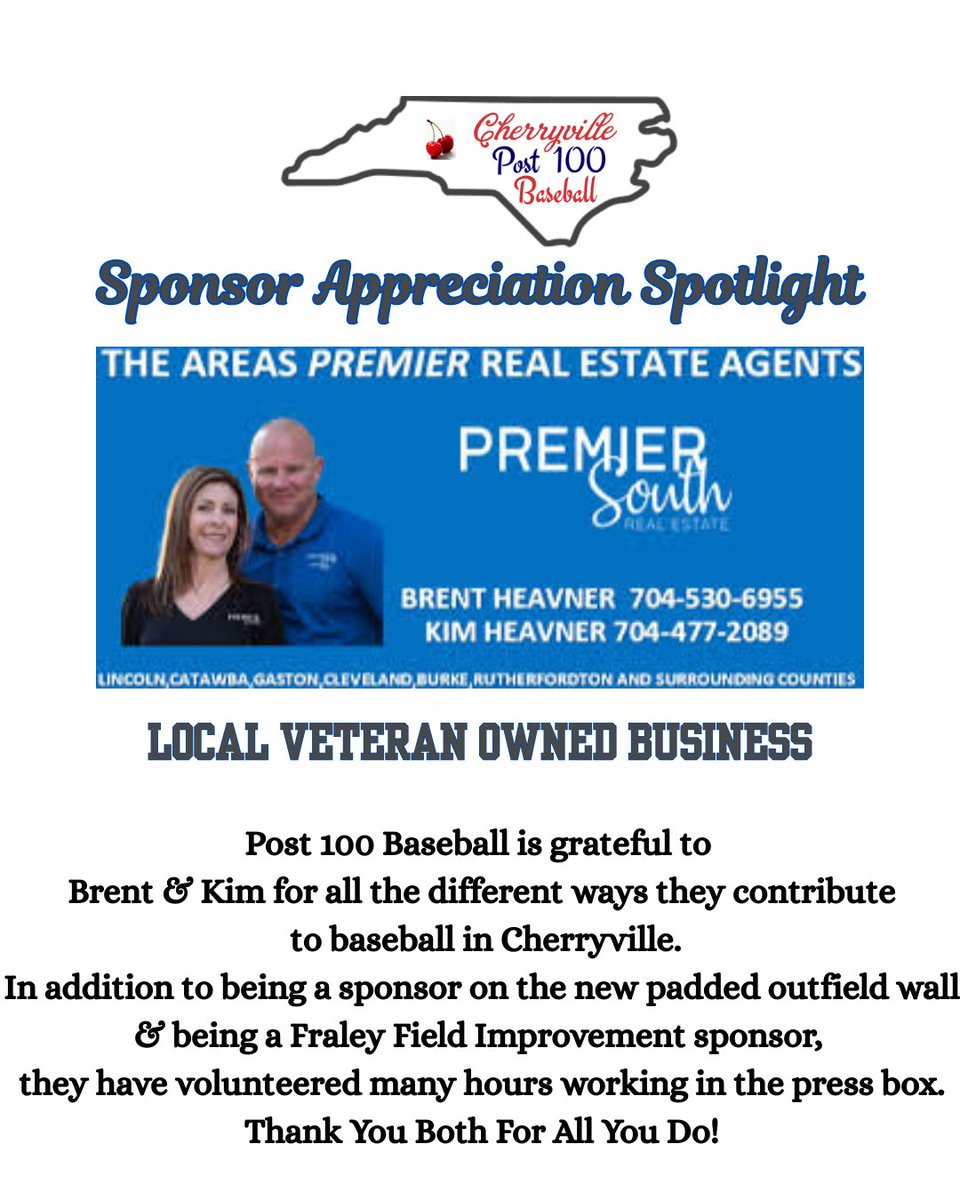 Cherryville Post 100 Baseball tweet media