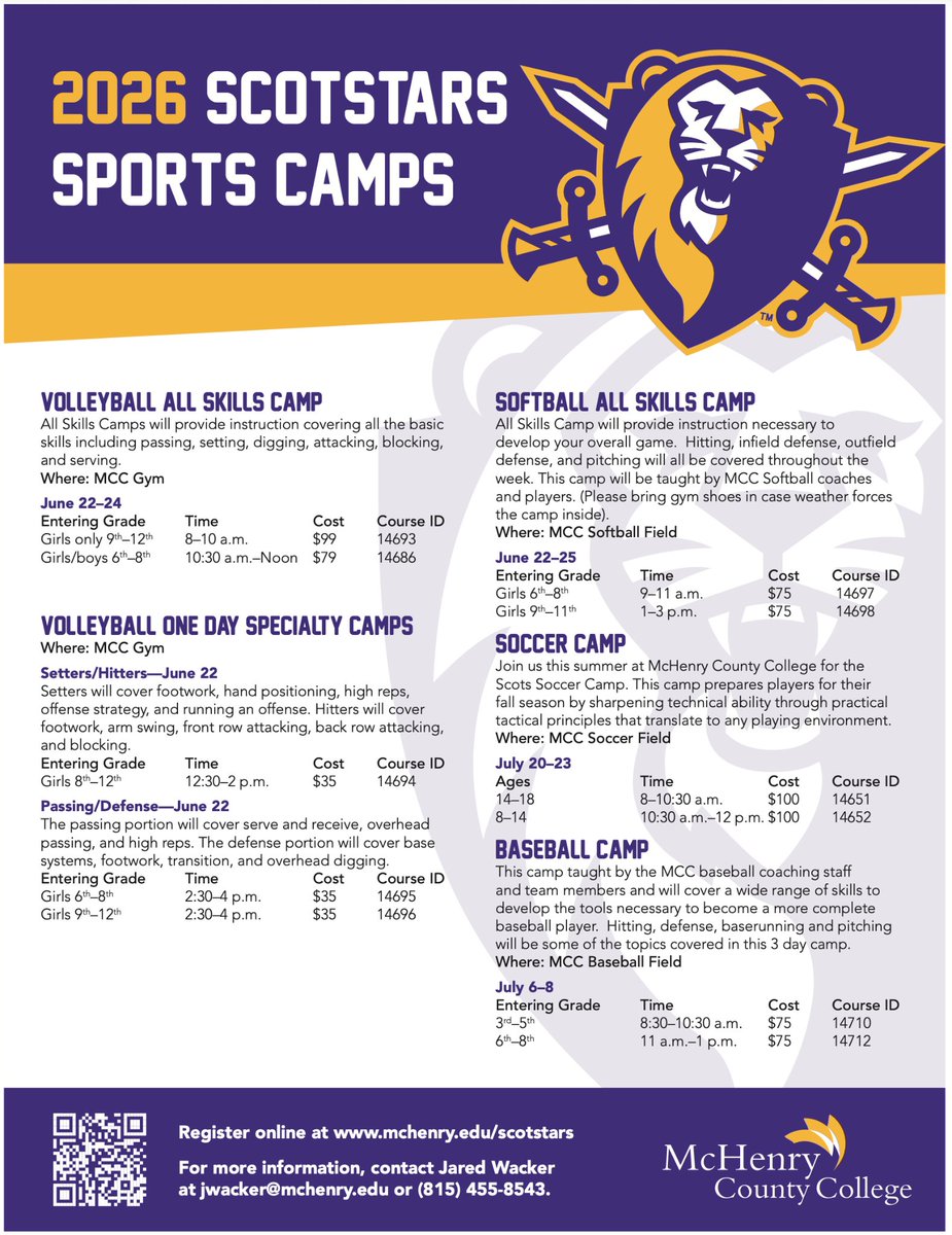 McHenry County College Athletics tweet media