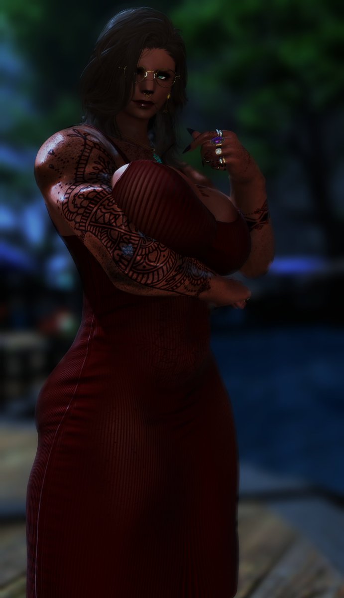 Does she mind the rain? Maybe