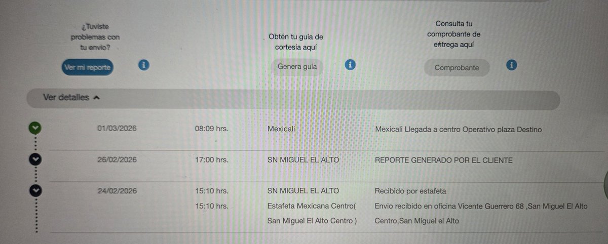 Servicio express <a href="/estafeta/">Estafeta</a>  MY ASS!!