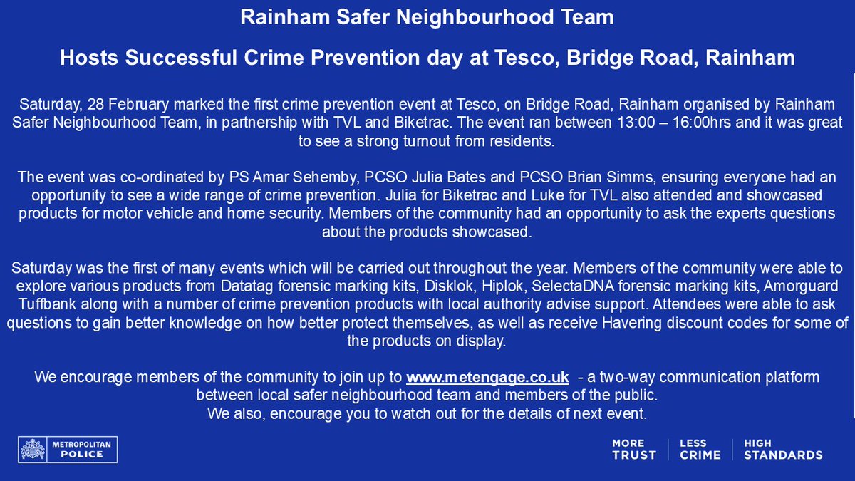 Havering MPS tweet media