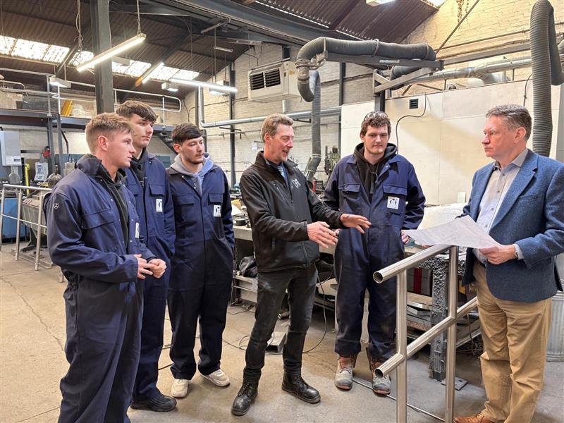 UHIPerth_'s tweet image. We supported the #ScotAppWeek26 visit from @murdo_fraser MSP today. Hosted at W A McGarrie &amp;amp; Son Ltd, the visit - coordinated by @skillsdevscot - provided an opportunity to highlight the strong &amp;amp; long‑standing partnership between UHI Perth &amp;amp; McGarrie's ➡️ tinyurl.com/3cmamnrh