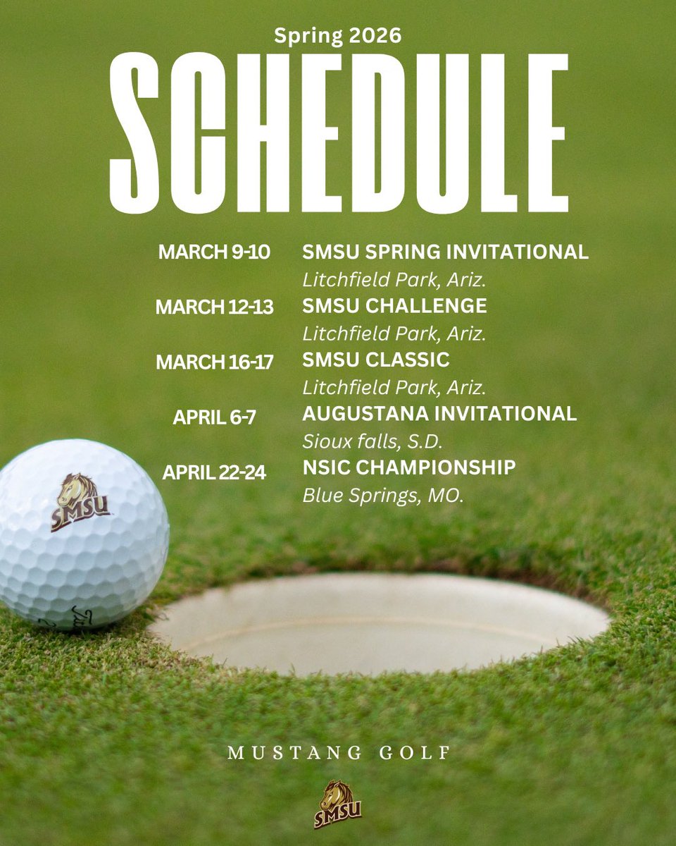 SMSU Golf tweet media