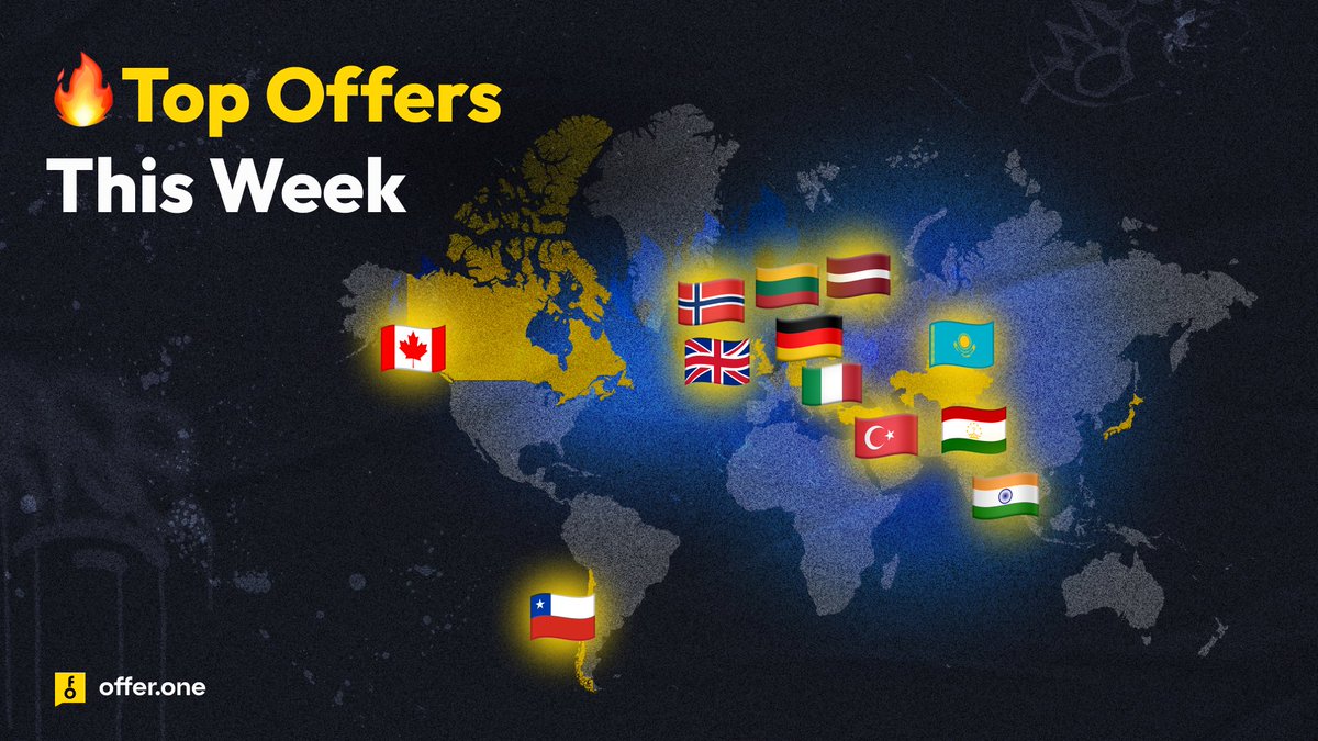 OfferOneNetwork's tweet photo. Scroll at your own risk ✋
Some payouts don’t like waiting ⏰

🇩🇪🇮🇹🇨🇭🇦🇹 Spinational — $170
🇮🇹🇪🇸 Vegasino — $165
🇨🇦 Vegasino CA — $185
🇪🇸 Amonbet (FB) — $150
🇫🇷🇮🇹 Golden Play (FB) — $135
🇫🇷 Winbeatz (FB) — $130
🇺🇦 Parik (FB) — $50

Don’t wait: https://t.co/qlpxQJMc58 https://t.co/XbscLUxxDJ
