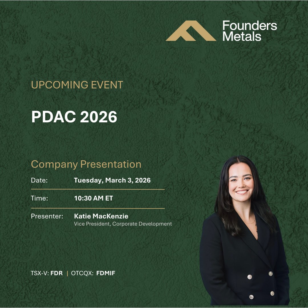 Founders Metals Inc. tweet media