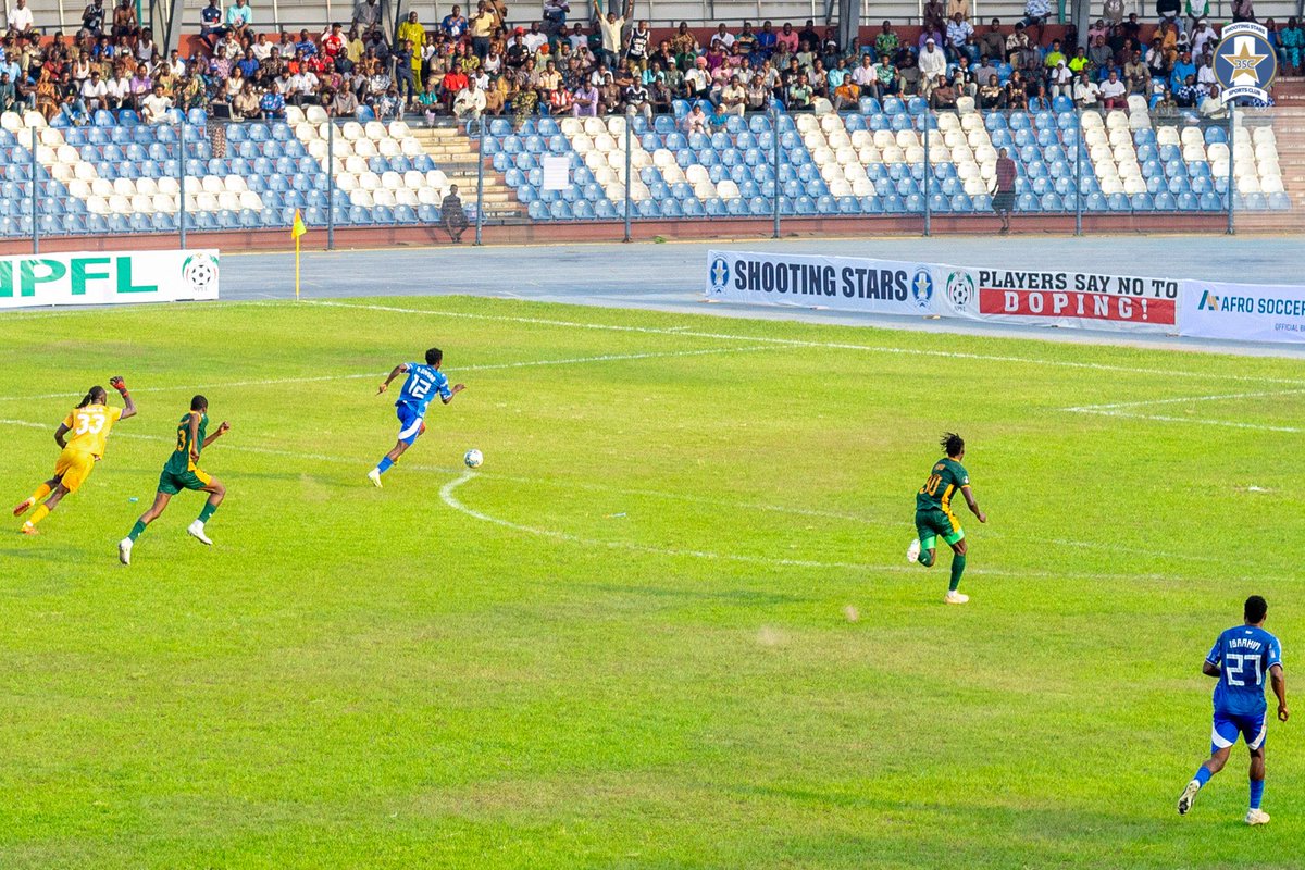 QAMAR ADEGOKE 

6th goal of the season to seal the win over Kano Pillars.

#3SC | #UpShooting | #NPFL26 | #SHOKAN