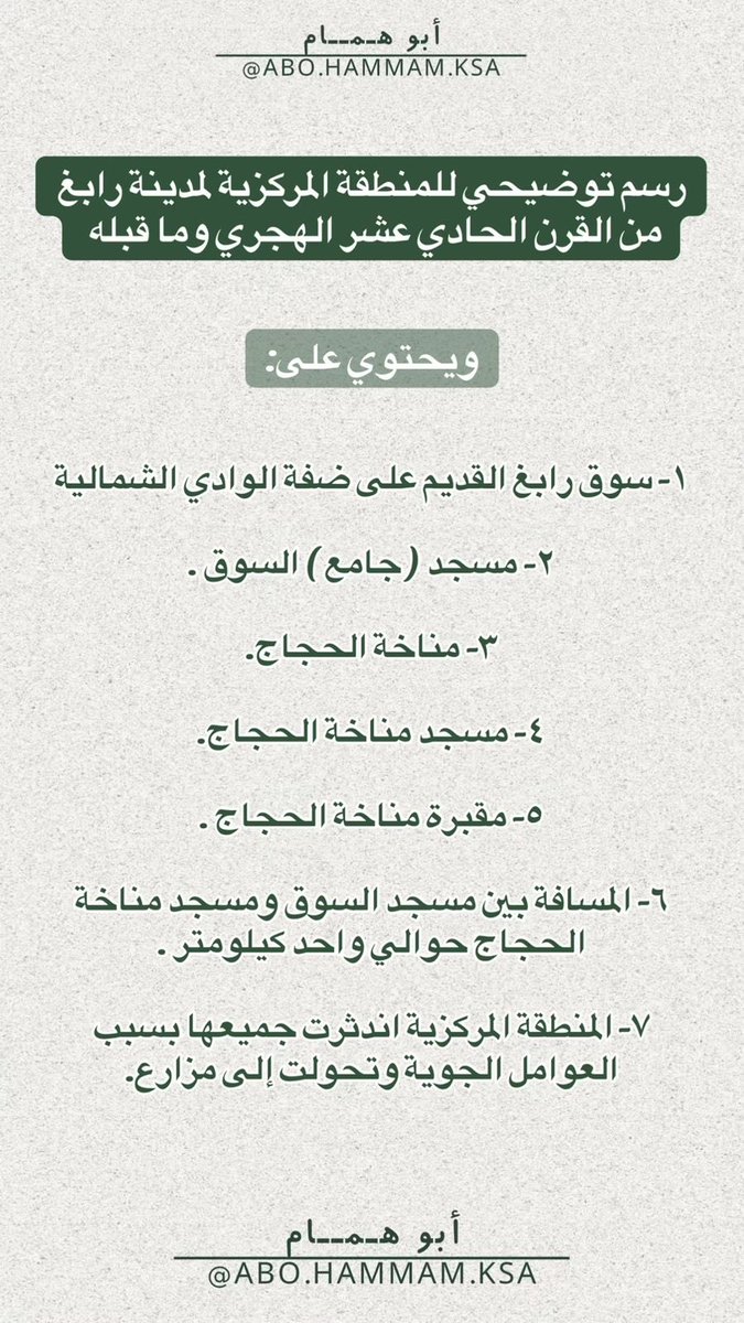 medrk3's tweet photo. رسم توضيحي للمنطقة المركزية لمدينة رابغ من القرن الحادي عشر الهجري وما قبله https://t.co/fo2CDU2wDc