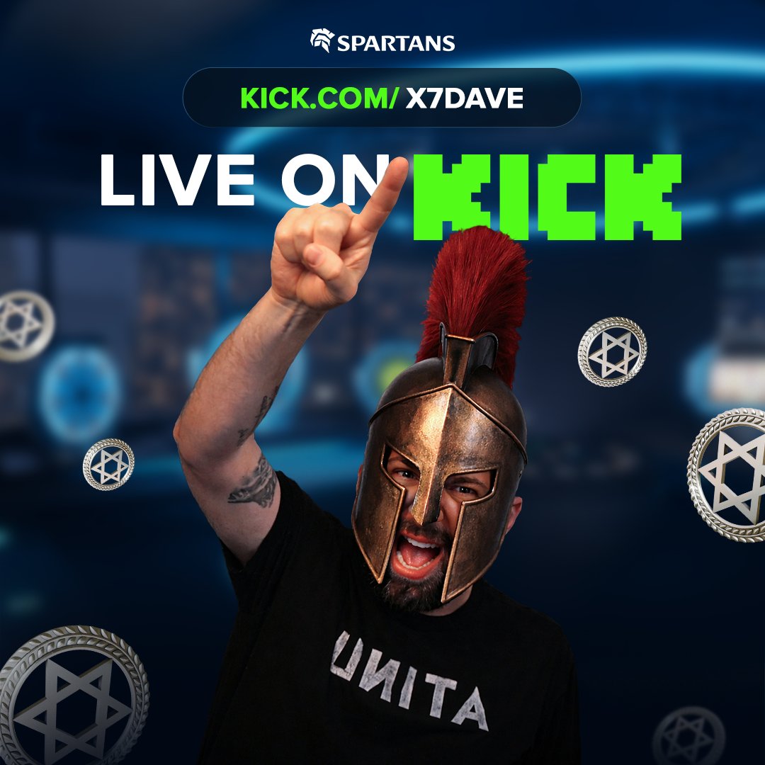 🔴STREAM IS LIVE 🔴
📌$2,000,000 LEADERBOARD 
📌NEW PARTNERSHIP WITH 
<a href="/SpartansBet/">Spartans</a>
 
📌ENDLESS GIVE AWAYS

COMMENT AND RETWEET FOR $100 #USDC

Use code X7 on spartans.com