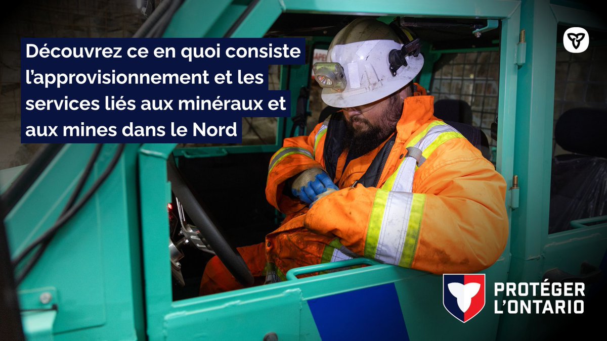 (1/2) #SVQ depuis juin 2018, la @SGFPNO a investi 64 millions de dollars pour soutenir 288 projets liés à l'approvisionnement et aux services dans le secteur des mines et des minéraux dans le Nord de l'Ontario.