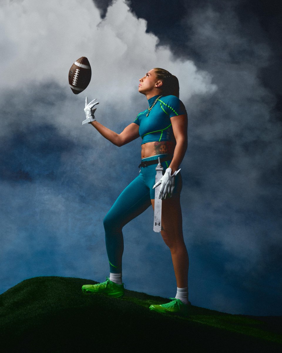 UAFootball's tweet photo. Built for the blitz. Wired to disrupt. 🏈 @laneah_25 #TheNextEra https://t.co/N6fxri2HnN