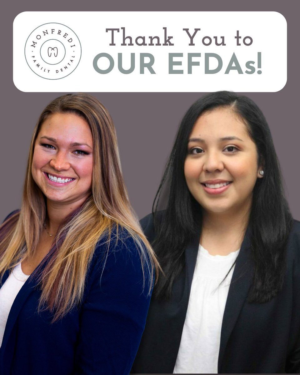 It’s Dental Assistant Week, and we’re celebrating the incredible team who keeps our office running smoothly. Their skill and compassion  make a difference in every patient experience. We’re so grateful for all they do for Monfredi Family Dental!
