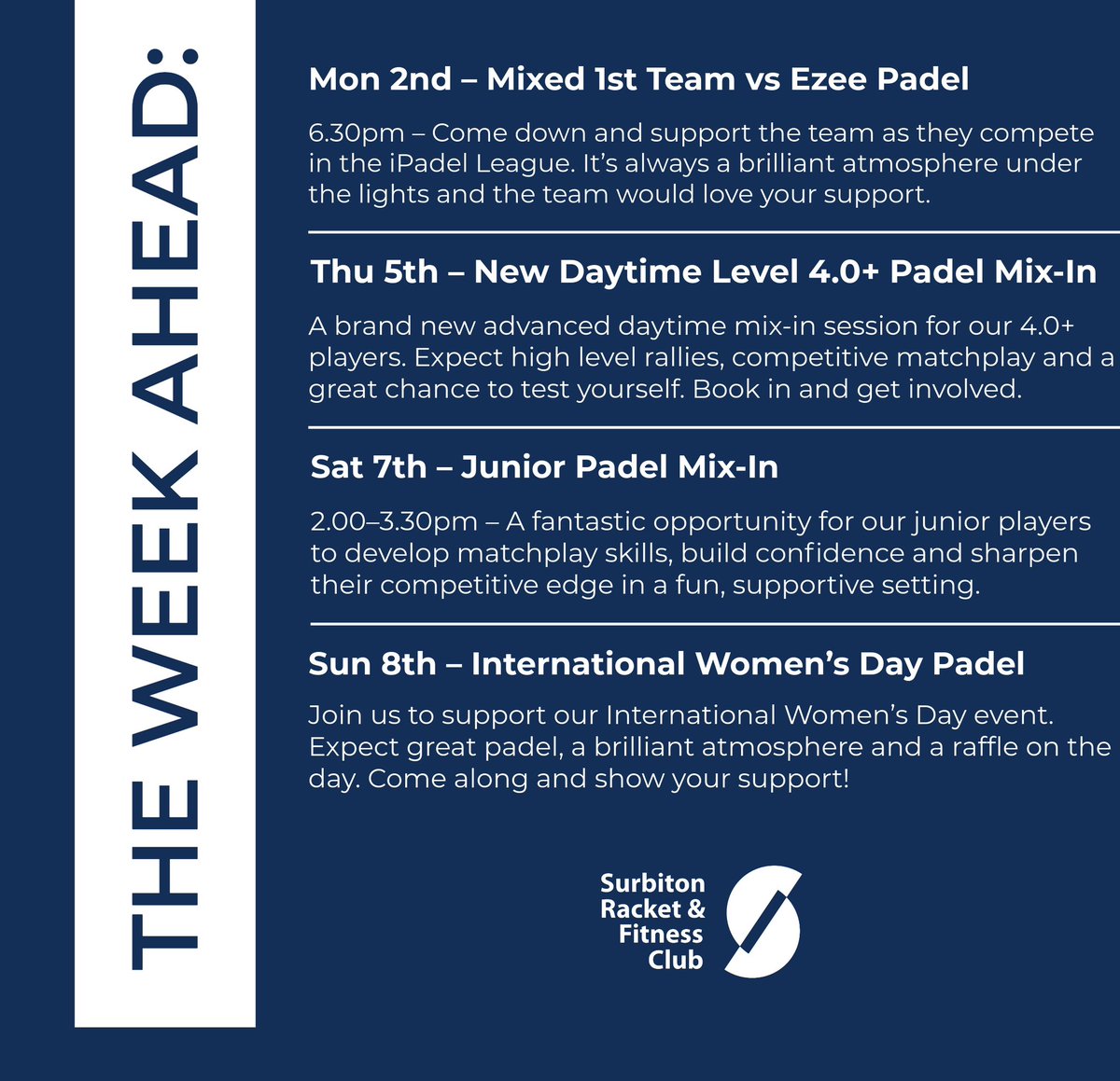 Surbiton R & F Club tweet media