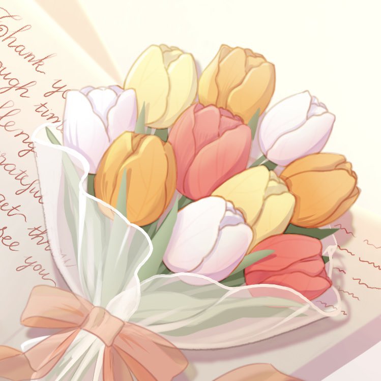 Tulip and the love letters

Collab artwork 
—— with <a href="/lamdanthefish/">Dan 🐟 VGen comm open</a> 

#artmoots #flowers #ocs