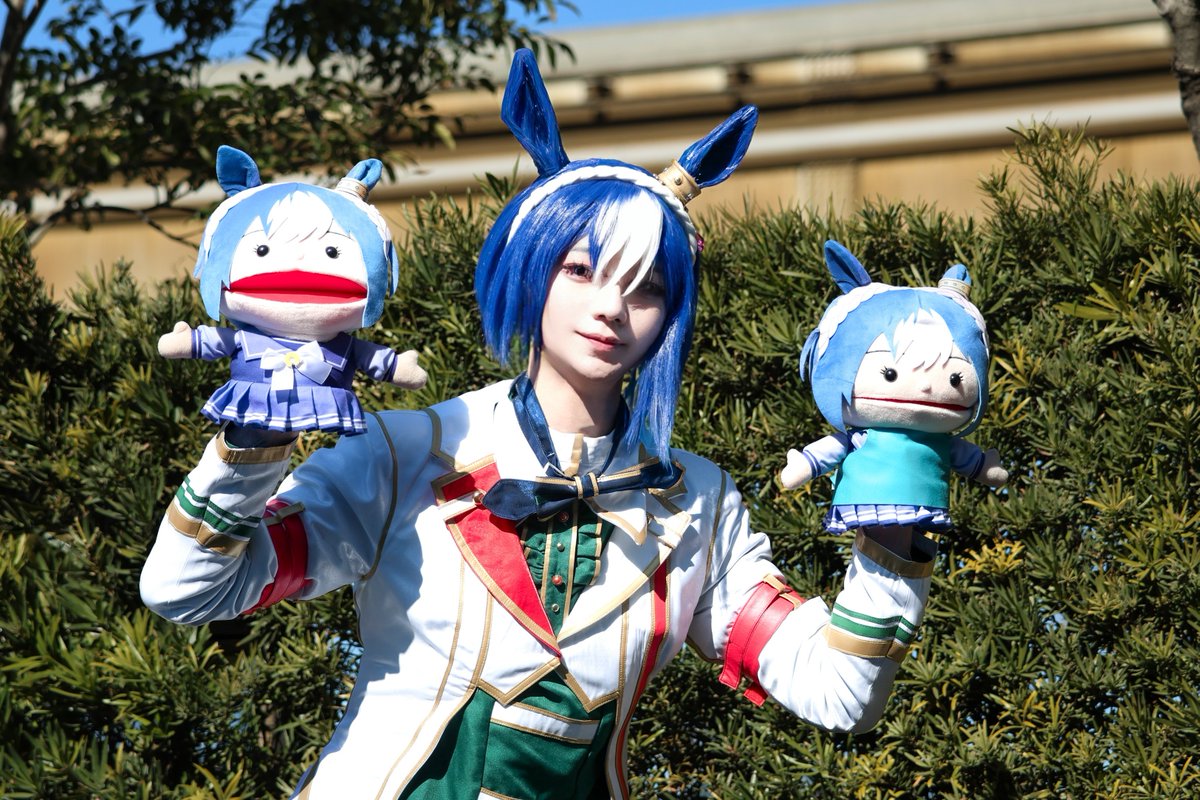 Blue-Haired Ultimate Umamusume

[Umamusume/Fusion]
"Cesario"+"Cesario"+"Cesario"

ATK/4500 DEF/3800

#umamusume
#umamusumeCosplay