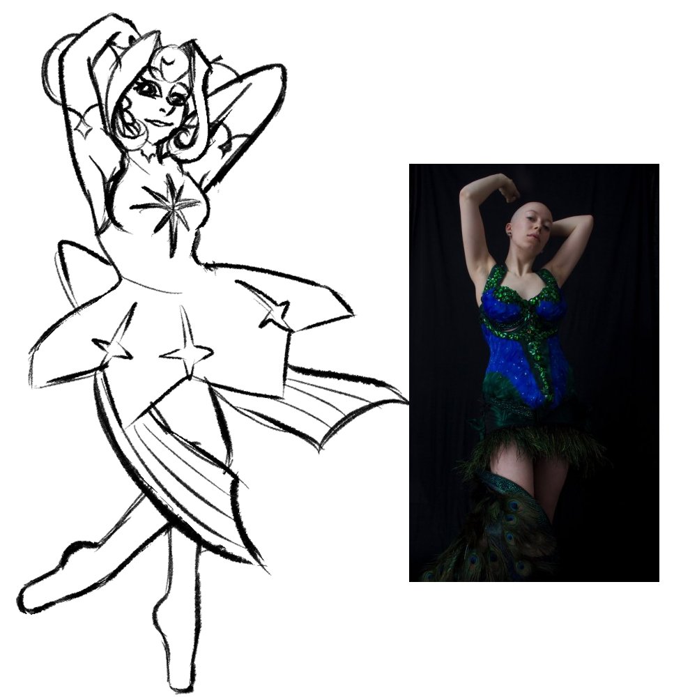 quick poses ft. pwetty Gwens :3
quickposes.com/en/gestures/ra…

#KnightsOfGuinevere #doodleart