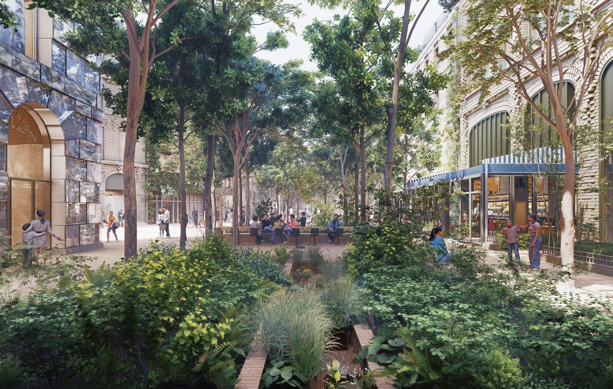 ecom_news's tweet photo. 🏘️🏗️🧱 #Bordeaux : #Canopia, le projet urbain qui va réinventer le quartier de la gare Saint-Jean d’ici 2027, allie #commerces, #logements, hôtels et espaces verts pour une "haute couture urbaine". 🔗 https://t.co/tPhE5zyY10 #Urbanisme @Apsys_Group @BxEuratlantique https://t.co/GlNBHpKsH6