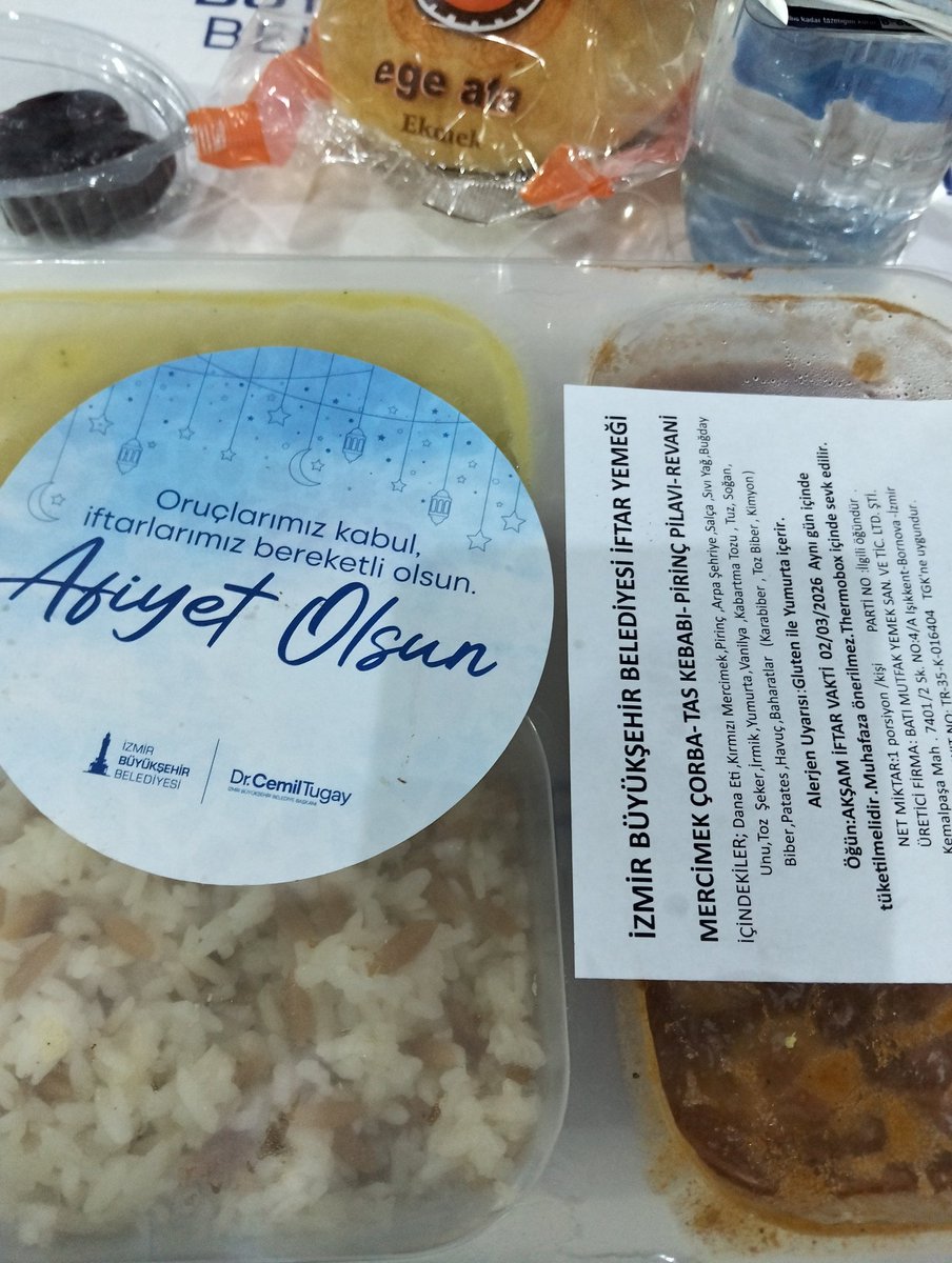Hayırlı #iftar olsun. 
#Narlıdere