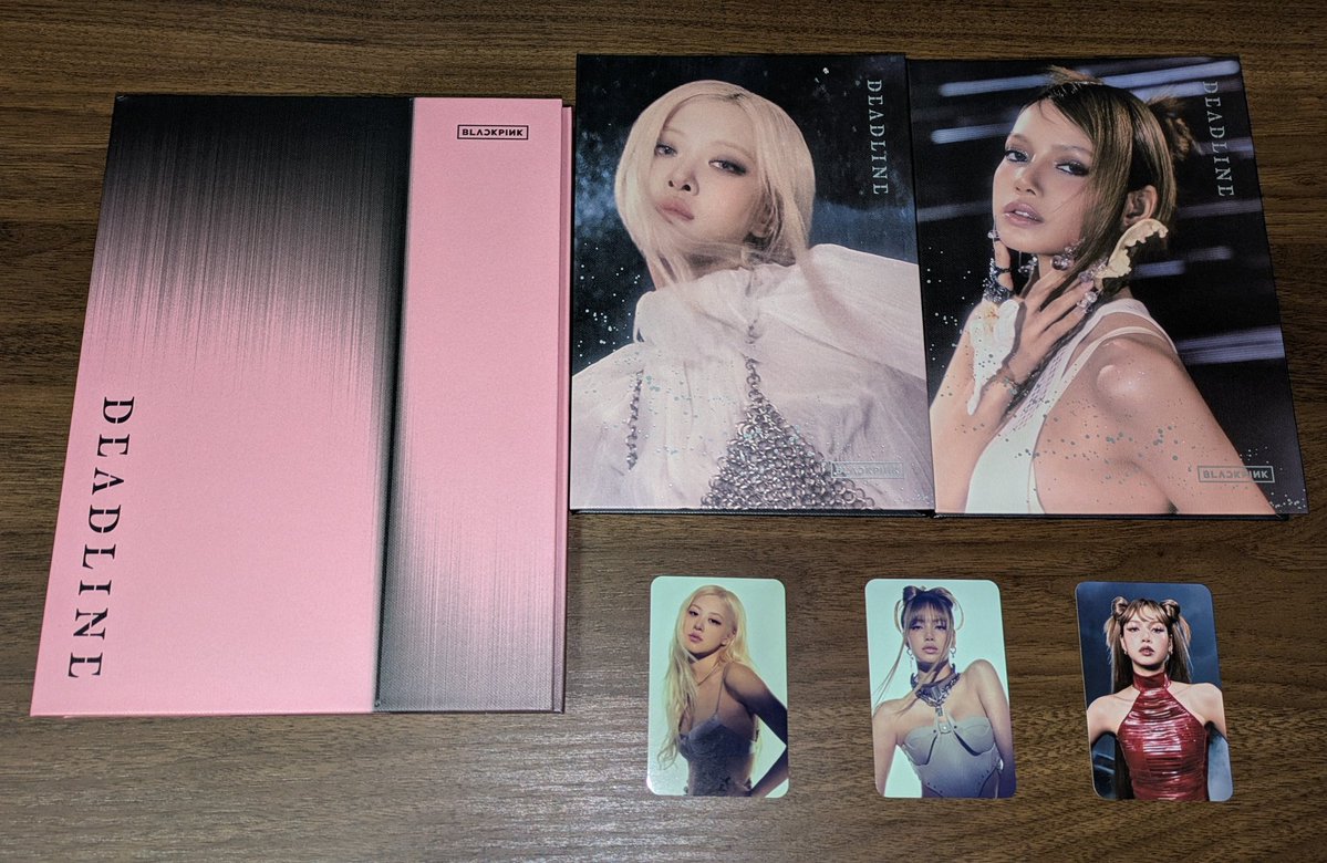 BLACKPINKのDEADLINE無事買えたしROSÉさんとLISAさんver.も買っちゃっ