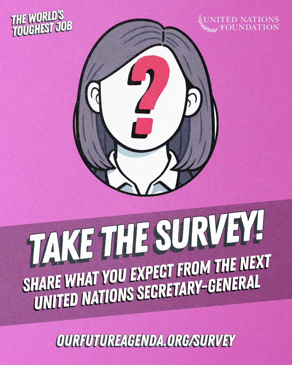 Jahlo_05's tweet photo. Read the explainers, take part in virtual dialogues, and share your expectations for the next United Nations Secretary-General through the survey. 
https://t.co/zO7SrbqdRd
@IshaanShahUN  @unfoundation https://t.co/ZlYMstEfSX