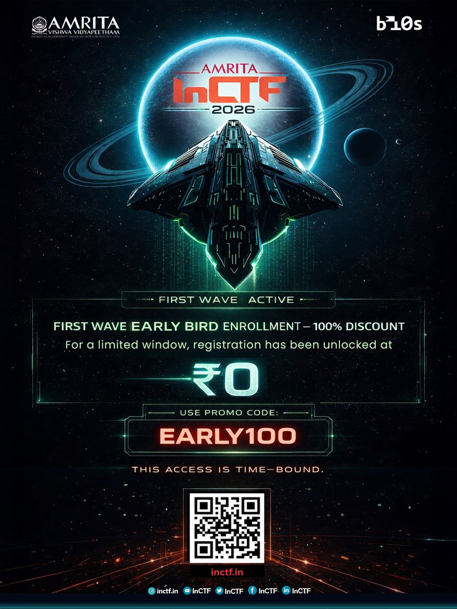 Amrita InCTF tweet media