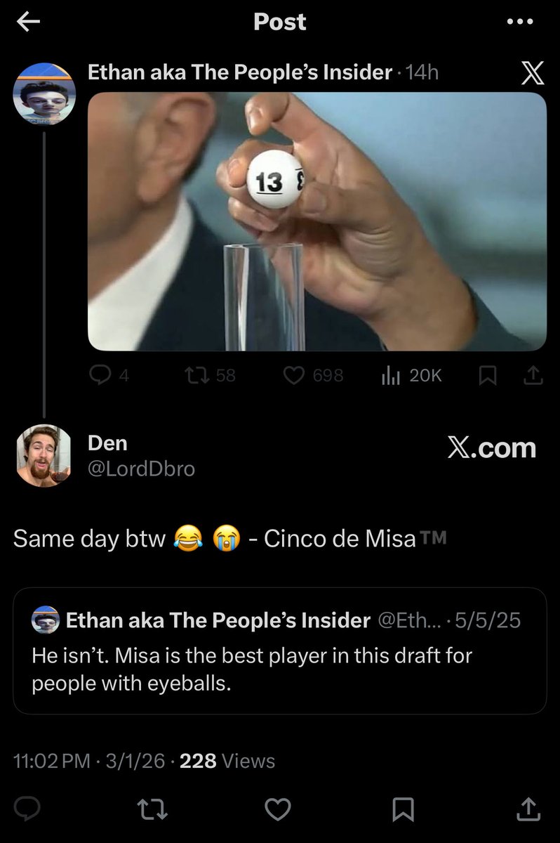 LordDbro's tweet photo. @IslesDen Montreal fans were delusional but most are waking up. Still the fringe that call him a pp merchant or not good defensively because they don’t watch him. 

Got blocked for pulling up old tweets from your boy @EthanGSN just in jest/good fun like we all do! Dobson level soft! https://t.co/EqDXnuhRur