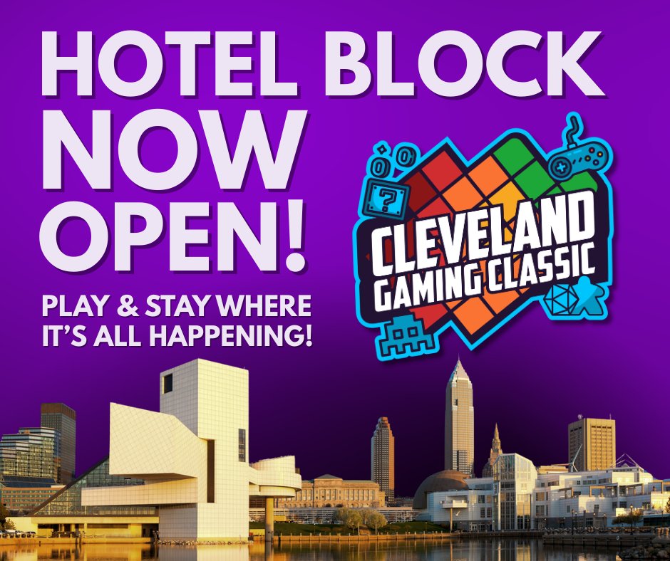 Cleveland Gaming Classic 🔜 Sept 11 - 13, 2026 tweet media