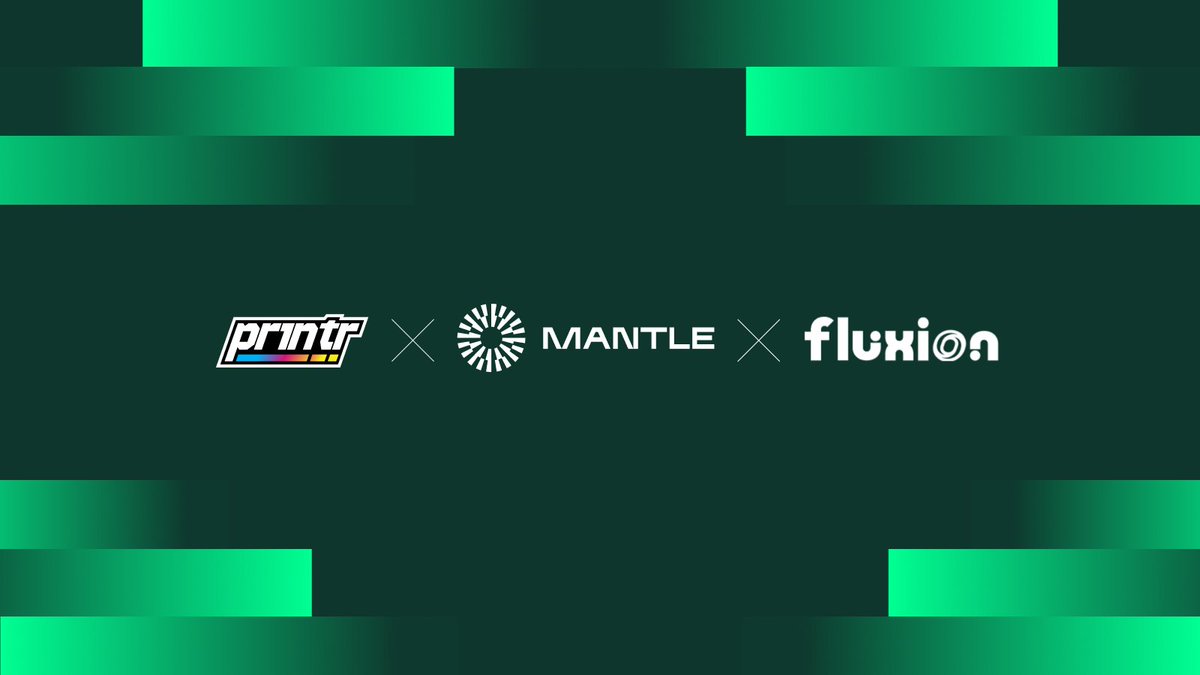 The Mantle effect is real.

Two eco-builders, one seamless loop, all powered by Mantle.

Every token launched on <a href="/printr/">Printr</a> now graduates straight into <a href="/Fluxion_network/">Fluxion | Native on Mantle</a> liquidity pools.

The distribution layer, in motion, where capital flows, and builders connect.