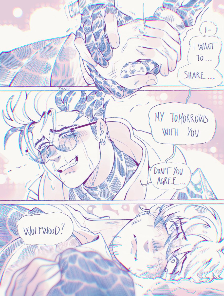 Hands🤍
THEY WILL FINALLY SHARE THEIR TOMORROWS TOGETHER😭😭💕
-
#vashwood #trigunstargaze #vashthestampede #wolfwood #trigun