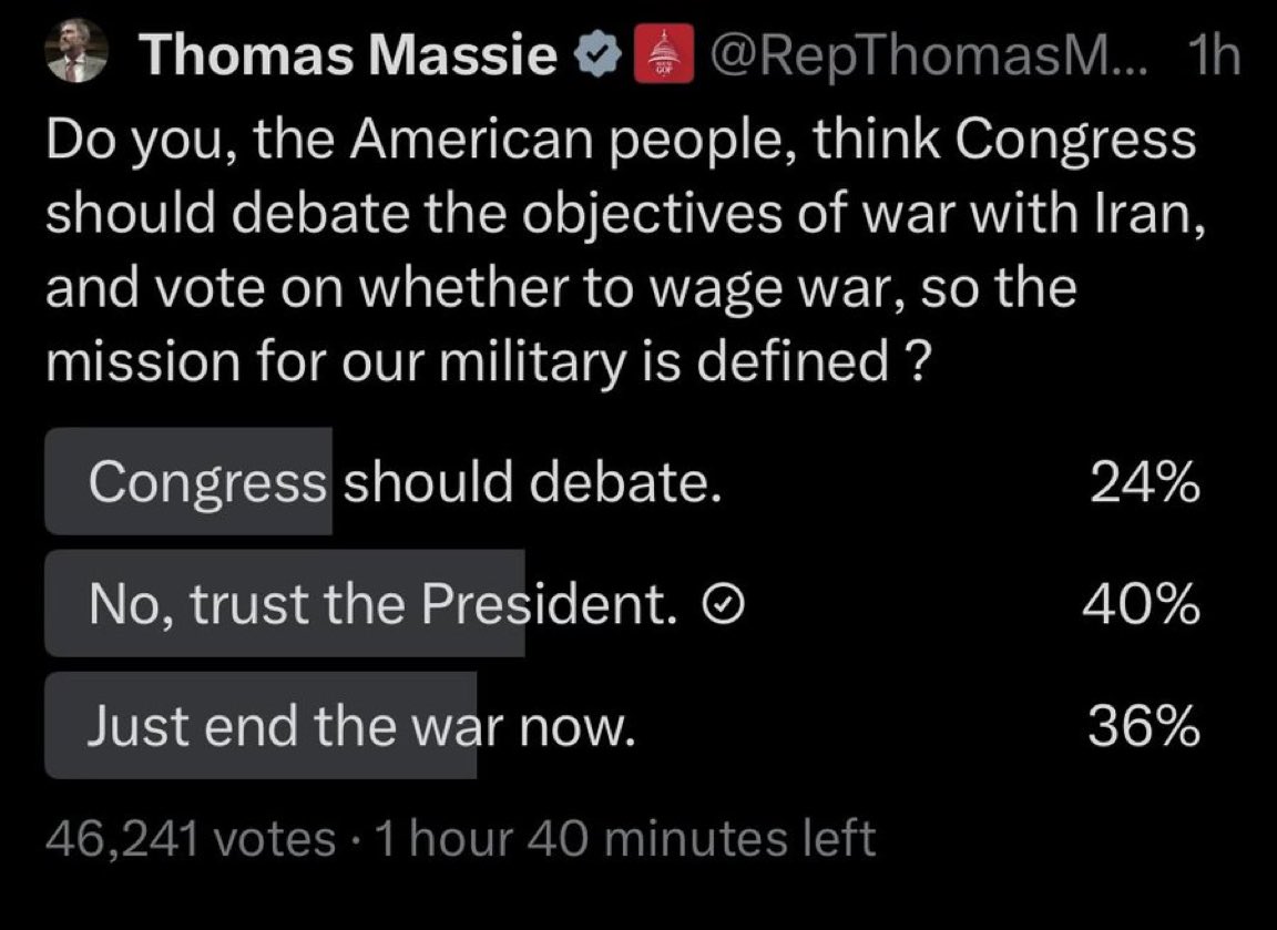Here was the Masshole's poll before he deleted it lol.