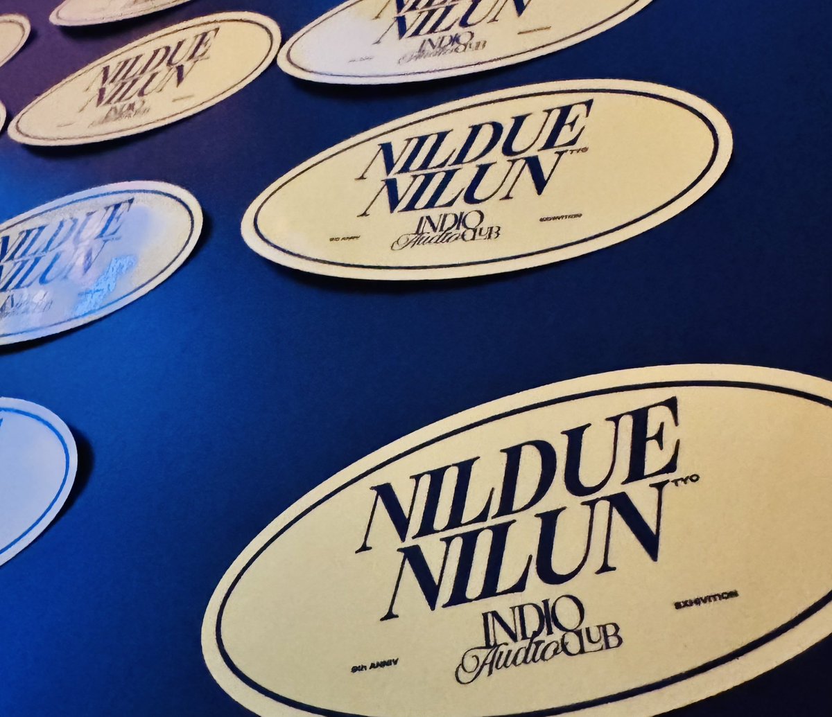 NIL DUE / NIL UN TOKYO
9TH ANNIV EXHIBITION
"INDIO AUDIO CLUB"
皆様ありがとうございました。
NILにとって特別な日に参加出来た事は、何よりも忘れられない大切な1日となりました。
こうやって皆に会える機会を作ってくれたルキには感謝しかありません。
改めてNIL9周年おめでとう✨