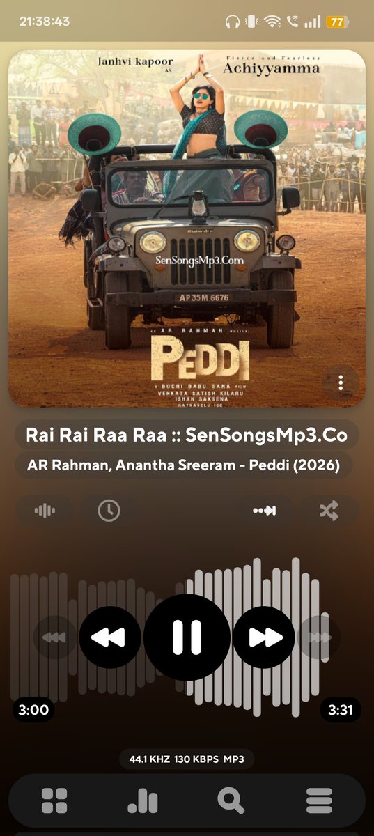 Idi official eh na promo lo unna lyrics lev Anukunta 

#Peddi