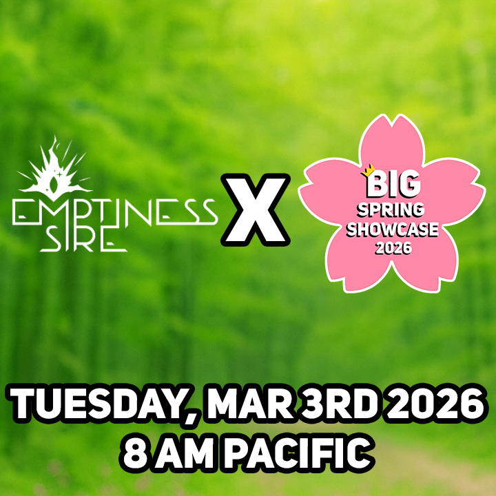 oaksgamestudio's tweet image. We’re live tomorrow at #BIGSpringShowcase 🌸

Explore a mysterious world 🌑
Solve turn-based puzzles 🧩

Add Emptiness Sire to your wishlist | Play the demo today on Steam! store.steampowered.com/app/3197200/Em…

#turnbasedgame #puzzlegame #indiegame