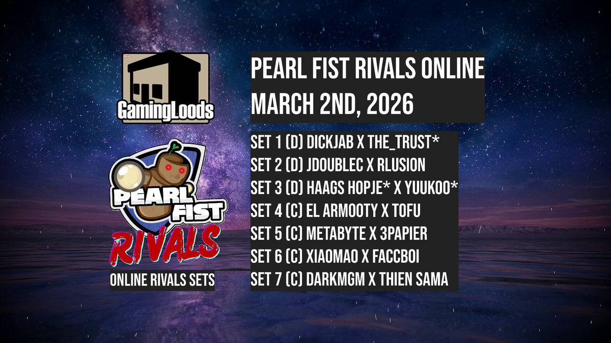 Tonight we have THREE promotion matches on stream ⏫📈

And with SEVEN matches in total we have a full schedule!

Tune in @ 7:30 PM CET <a href="/gamingalmere/">GamingLoods</a> -- stream link below! ⬇️⬇️