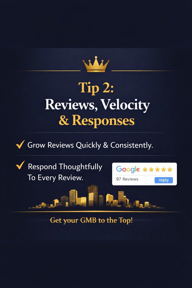 Dkprogroup's tweet photo. Want your Google Business Profile to rank in the Top 3 (Maps)? 🔥
Here are 5 proven actions that move the needle fast:

✅ 1) NAP Consistency + Categories
Same Name/Address/Phone everywhere + correct primary category.

✅ 2) Reviews Velocity + Responses
Get reviews consistently (not all at once) + reply to every review.

✅ 3) Photos Weekly + Geo-Tagged
Fresh photos every week + location signals = stronger relevance.

✅ 4) Post Weekly Offers/Updates
Posts = activity signals. Use promos, updates, events, and FAQs.

✅ 5) Local Relevance (Citations + Service Areas + Q&A)
Clean citations, accurate service areas, and answer questions publicly.

#googlebusinessprofile #googlemybusiness #gmbseo #localseo #googleranking #googlemapsseo #smallbusinessmarketing #localbusiness #seoagency #miamibusiness #fortlauderdalebusiness #southfloridabusiness #leadgeneration #digitalmarketing