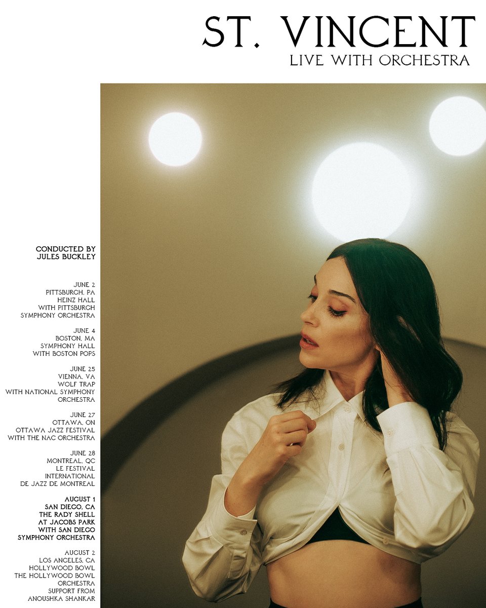 St. Vincent tweet media