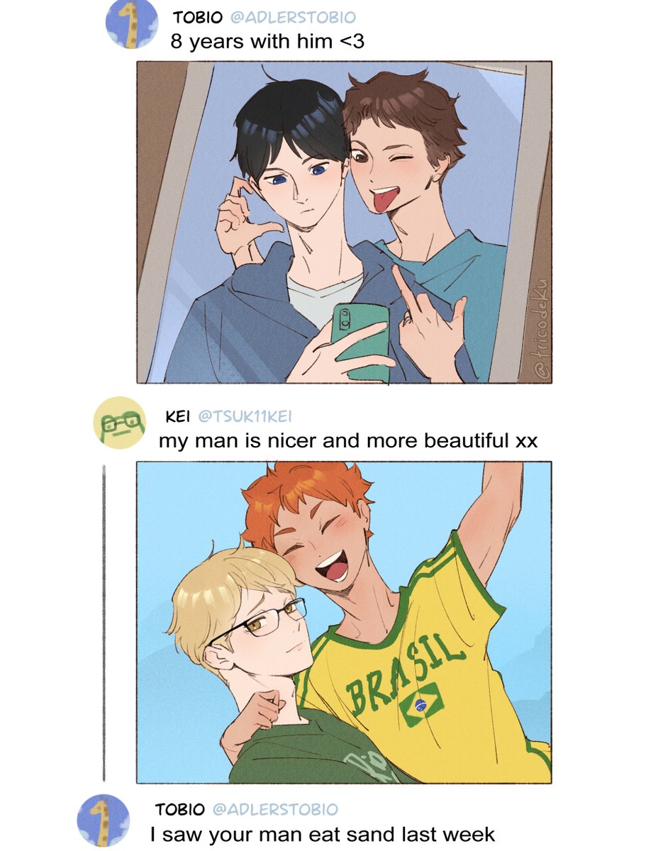 somebody take their phones away
#tsukihina #oikage